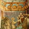 Giotto, Papa Innocenzo benedice Francesco e la sua regola